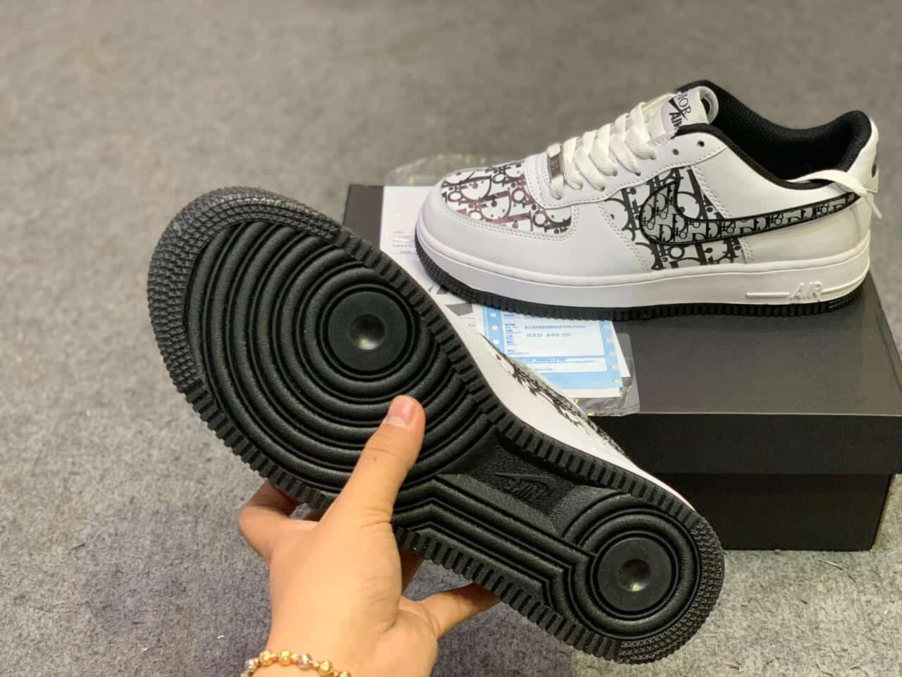 Dior X Nike Air Force 1 Low White Grey To Buy DN8608002  Ordixicom