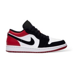 Giày Nike Air Jordan 1 Low Black Toe Đỏ Đen 553558-116