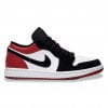 Giày Nike Air Jordan 1 Low Black Toe Đỏ Đen Rep 1:1