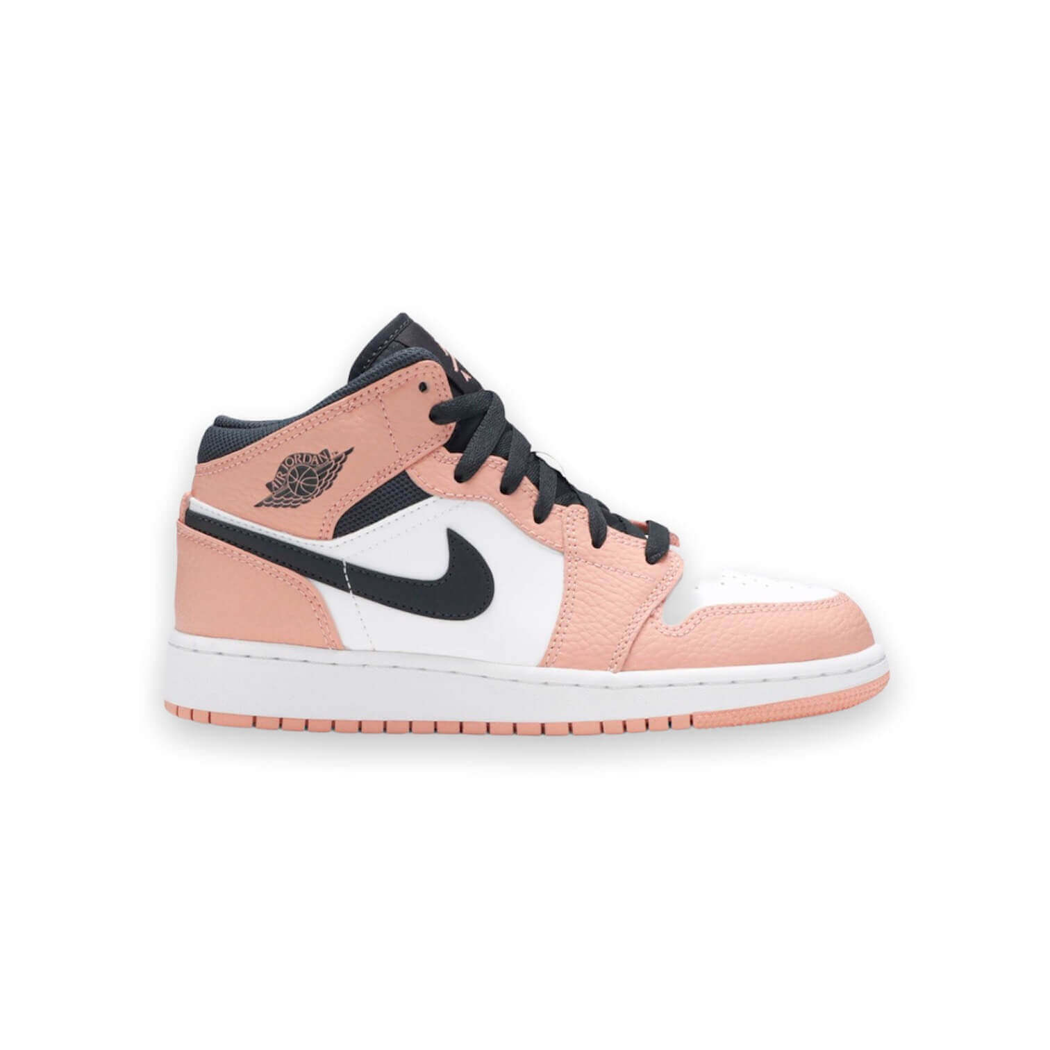 Jordan Hồng - Giày Nike Air Jordan 1 Mid Pink Quartz Rep 1:1