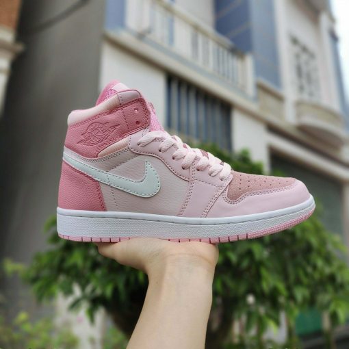 Giày Jordan Hồng Phấn - Nike Air Jordan 1 Mid Digital Pink