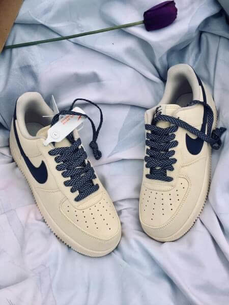 Giày AF1 Canvas Navy – Giày Nike Air Force 1 Sữa Nâu Giày AF1 Canvas Navy – Giày Nike Air Force 1 Sữa Nâu