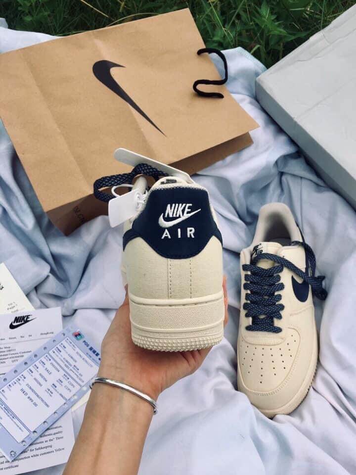 Giày AF1 Trắng Sữa Navy Giày AF1 Trắng Sữa Navy