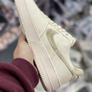 AF1 Stussy - Giày Nike Air Force 1 Stussy Fossil Rep 1:1