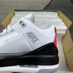 Giày Nike Air Jordan 3 Trắng Đỏ Đen