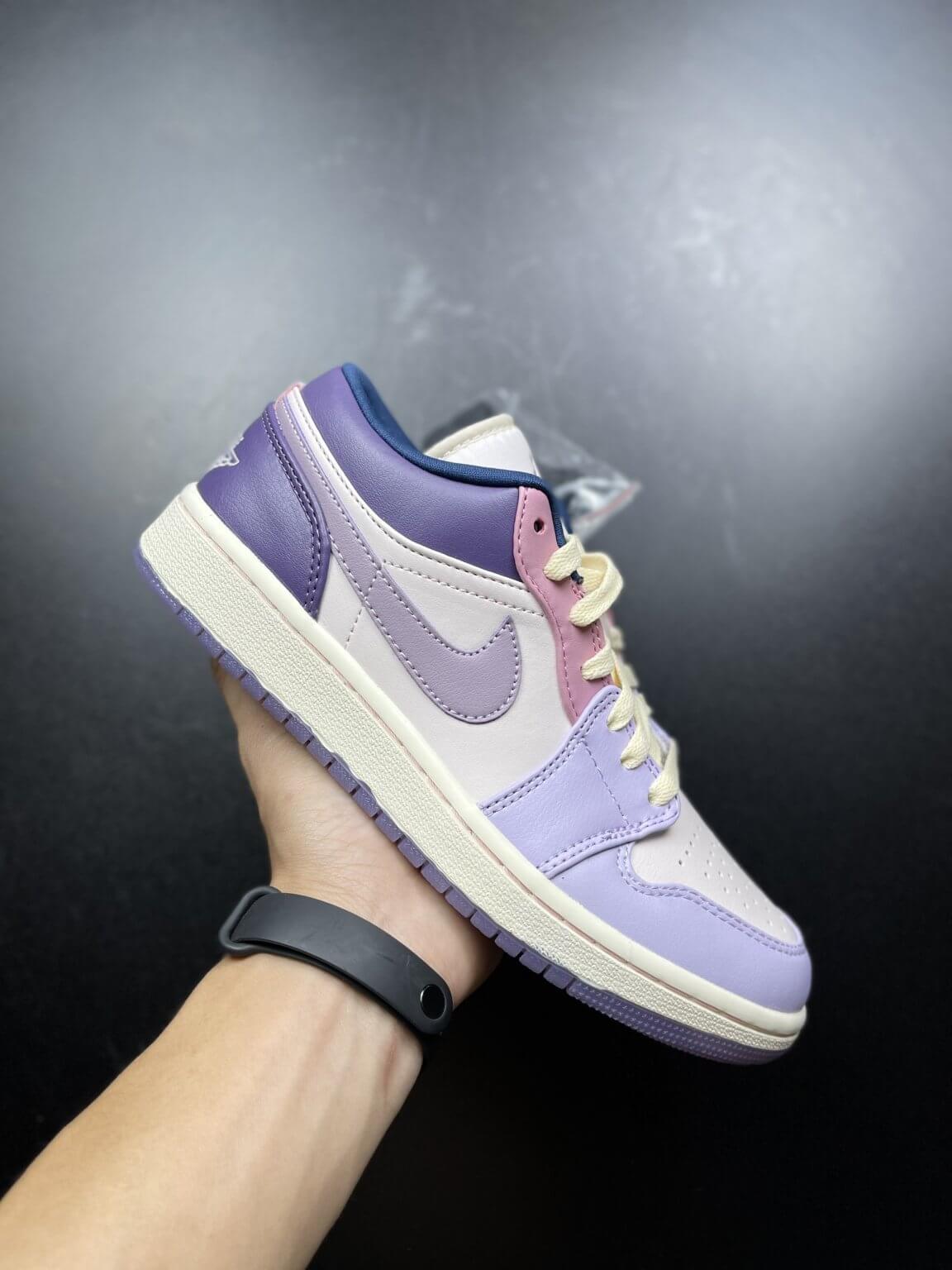 Jordan 1 Low Pastel Purple Giày Nike Jordan Pastel Purple