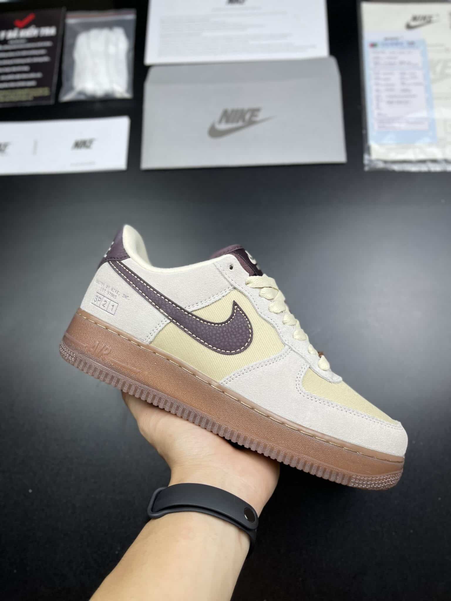 Giày Nike Air Force 1 Coffee - AF1 Coffee Siêu Cấp