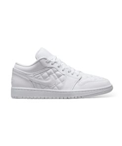 Giày Nike Air Jordan 1 Low Quilted 'White'