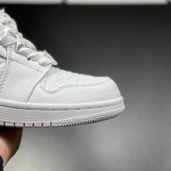 JD 1 Low Quilted White