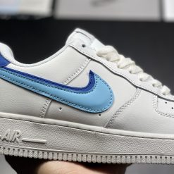 Nike AF1 Low 82 Double Swoosh Trắng Xanh