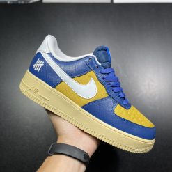 Nike Air Force 1 SP Undefeated 5 On It Blue Yellow