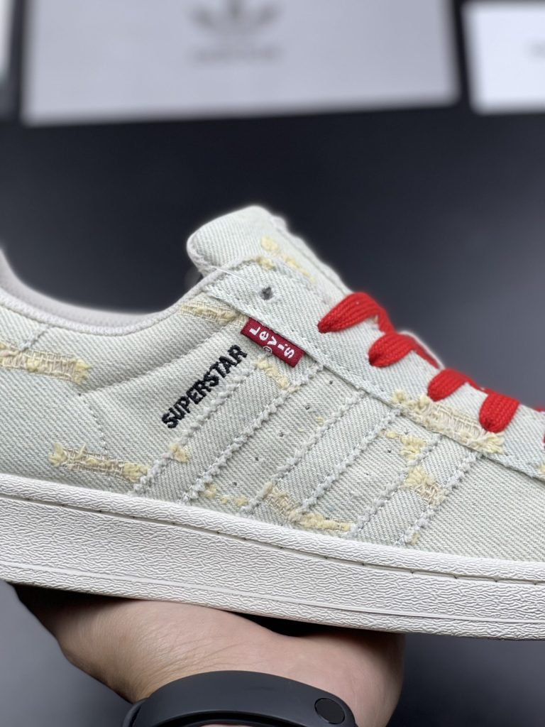 Adidas Levi's Superstar Clover Shell Headboard - Sò Dây Đỏ