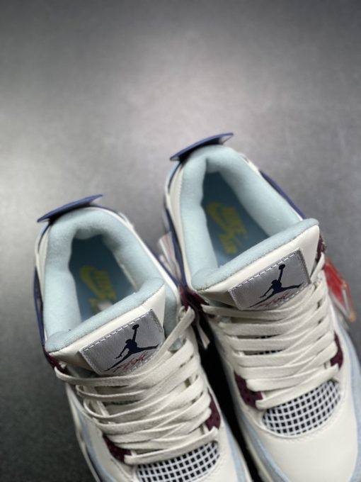 Nike Air Jordan 4 Lugia Xanh Trắng Đen