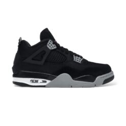 Nike Air Jordan 4 Retro Black Canvas - Jordan 4 Xám Đen