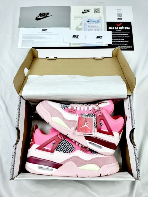 Air Jordan 4 Pink White
