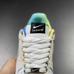 Giày Nike AF1 Đế Trong Trắng Xanh Ngọc