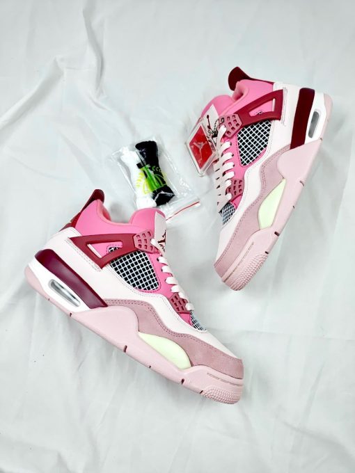Giày Nike Air Jordan 4 Pink White