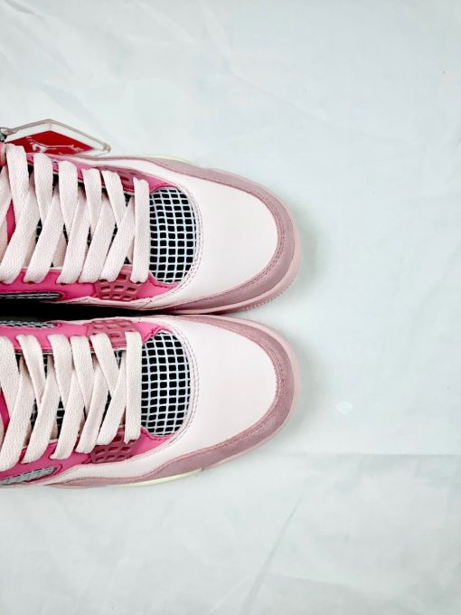 Giày Nike Jordan 4 White Pink