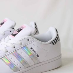 Giày Superstar White Hollographic