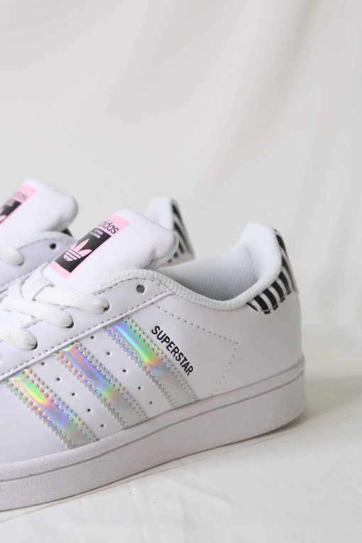 Giày Superstar White Hollographic