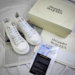 Alexander McQueen Tread Slick Boots White