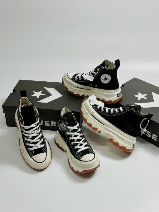 Giày Converse All Star 100 Trekwave Ox Sneakers Black