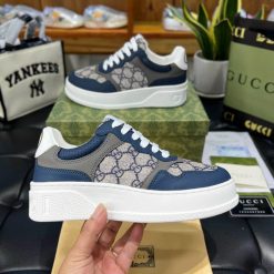 Giày Gucci GG Sneaker Xanh Navy