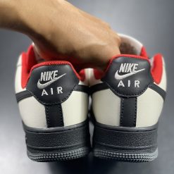 Giày Nike Air Force 1 Đen Xám Trắng Đỏ