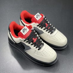 Giày Nike Air Force 1 Low Beige Grey Black Red Casual