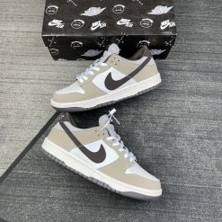 Giày Nike SB Dunk Steamboy Grey White Brown