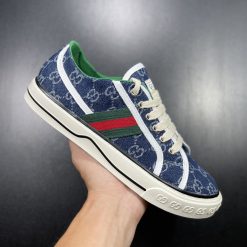 Giày Gucci Tennis Denim Blue