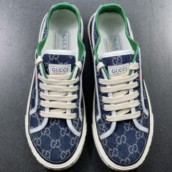 Giày Gucci Tennis Denim Xanh Dương