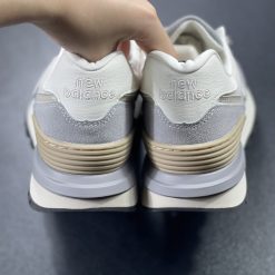 Giày New Balance 574 Xám Xanh Gót Vàng