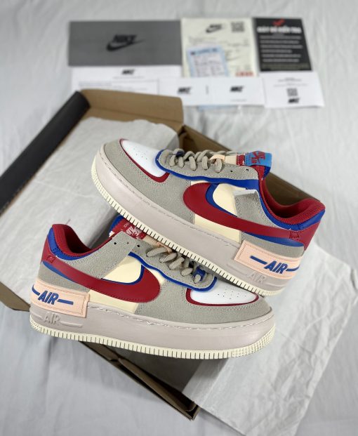 Giày Nike Air Force 1 Shadow Sail University Red Photo Blue