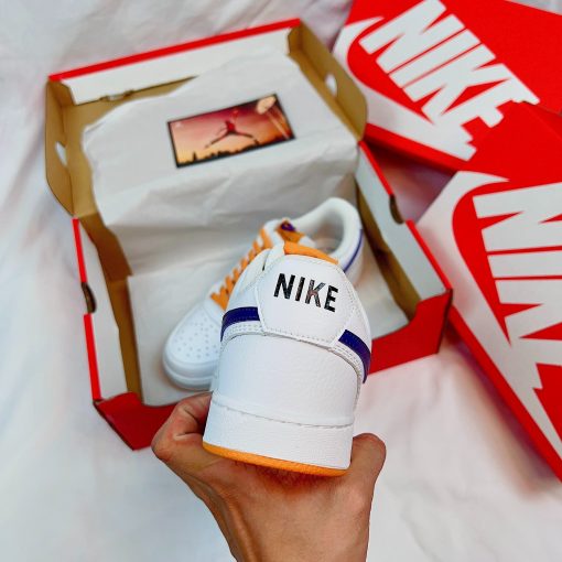 Giày Nike Court Vision White Orange Purle