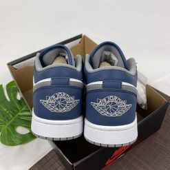 Giày Nike Jordan 1 Low Blue Cement