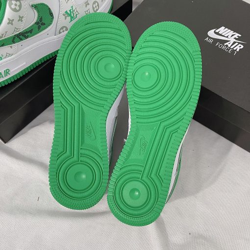 Giày Nike AF1 Louis Vuitton Trắng Xanh Lá