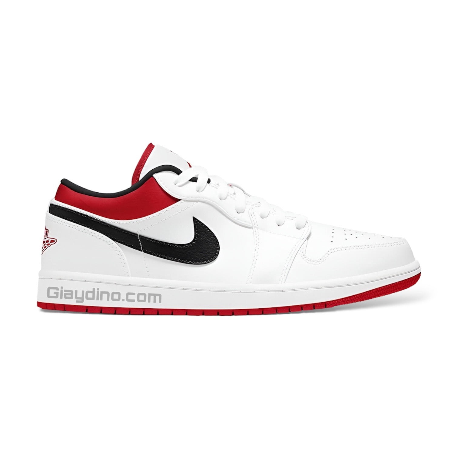 Giày Nike Air Jordan 1 Low White Gym Red 553560-118