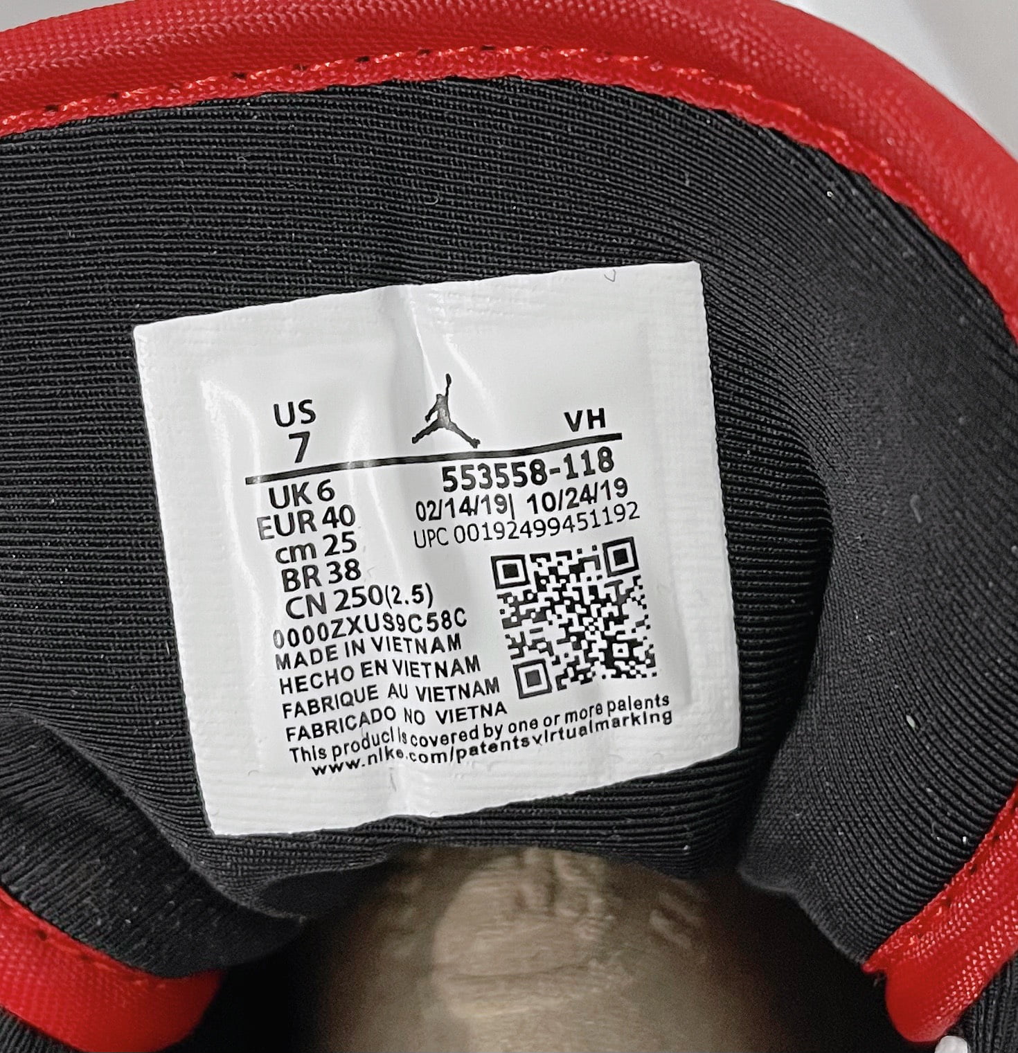 Giày Nike Jordan Trắng Đỏ