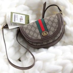 Túi Gucci Ophidia Mini GG Nâu Đậm