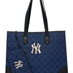 Túi Xách MLB Monogram Diamond Jacquard Shopper Bag NY Yankees 3AORL021N-50BLD
