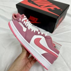 Giày Nike Air Jordan 1 White Pink Desert Berry