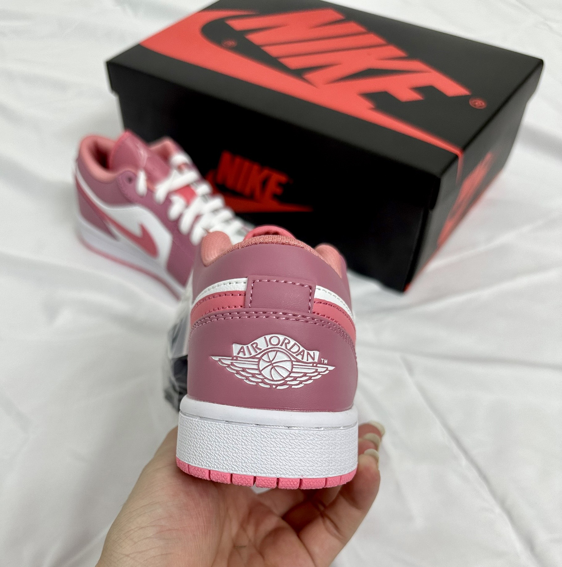 Giày Nike Air Jordan Pink Desert Berry