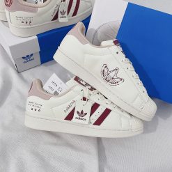 Giày Adidas Originals Superstar White Red