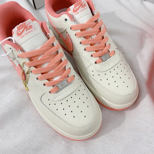 Giày Louis Vuitton x Nike Air Force 1 07 Low Off White Pink Silver