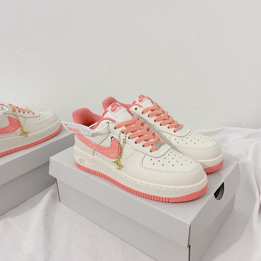 Giày Nike AF1 LV Hồng White Pink Silver