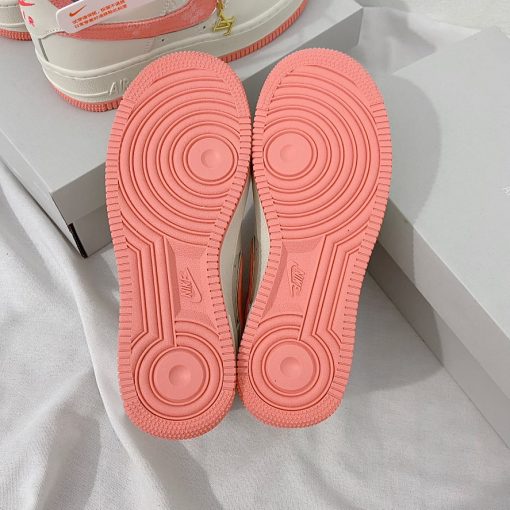 Giày Nike AF1 White Pink Silver x Louis Vuitton