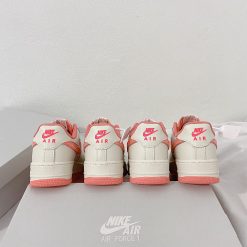 Giày Nike Air Force 1 White Pink Silver x Louis Vuitton