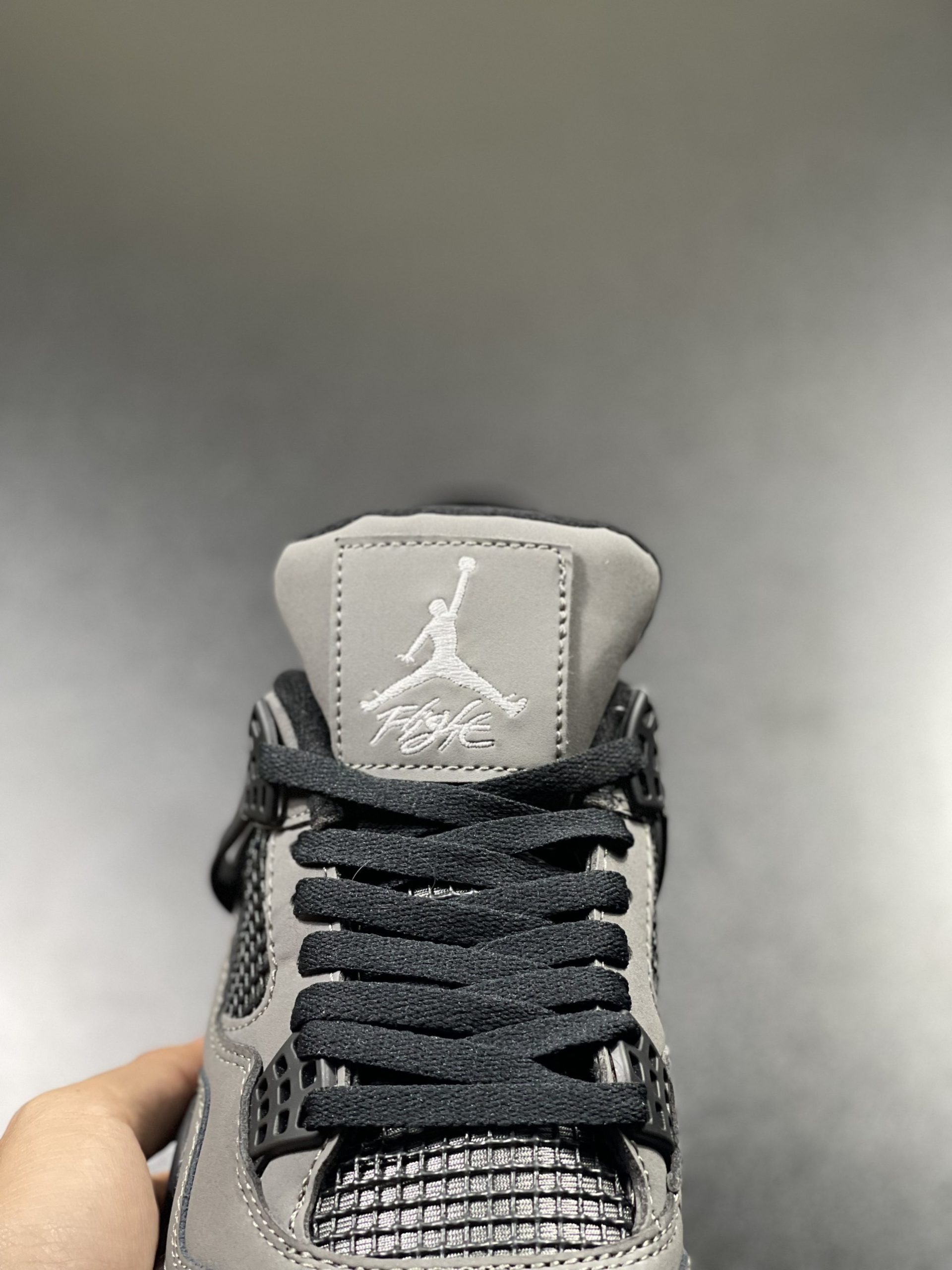Giày Nike Air Jordan 4 Carbon Grey Black