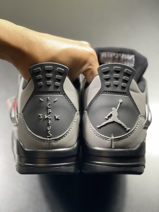 Giày Nike Air Jordan 4 Dark Grey Black